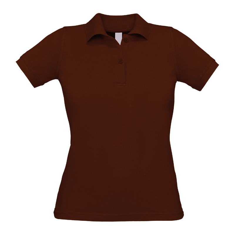 Skinny Feminine Cut Short Sleeved Polo Shirt